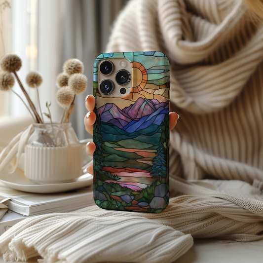 Serene Mountain Phone Case – Majestic Peaks with Everyday Protection