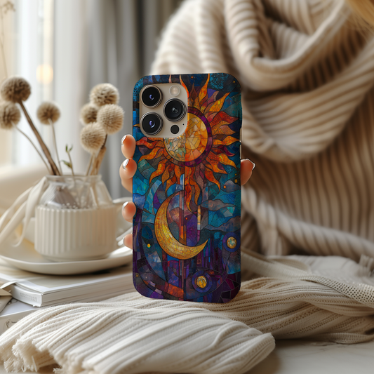 Sun & Moon Phone Case – Celestial Harmony with Everyday Protection