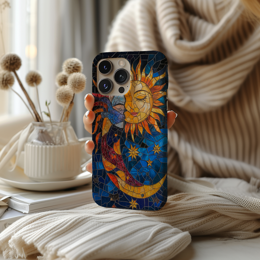Sun & Moon Phone Case – Celestial Harmony with Everyday Protection