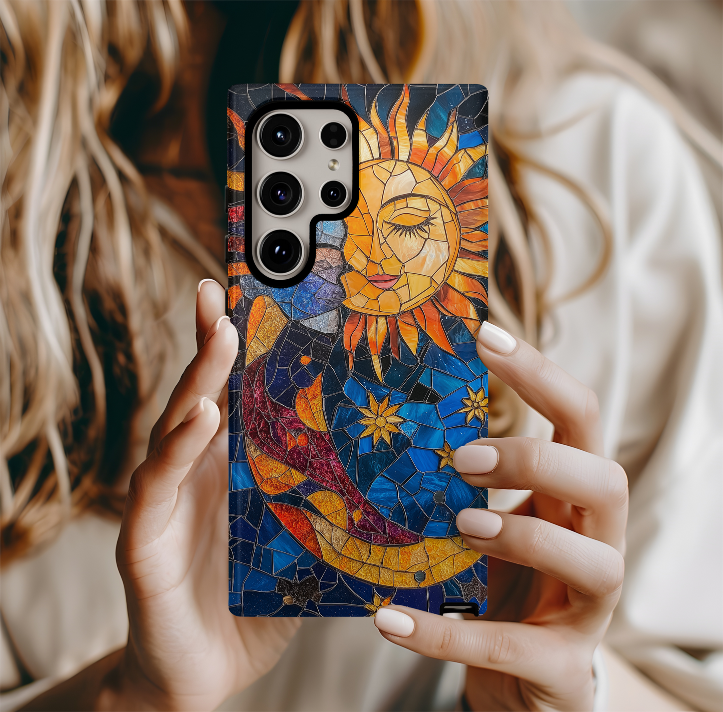 Sun & Moon Phone Case – Celestial Harmony with Everyday Protection
