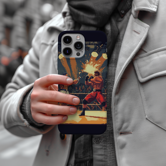 Retro Boxing Game Phone Case – Classic Arcade Fun with Everyday Protection