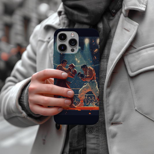 Retro Boxing Game Phone Case – Classic Arcade Fun with Everyday Protection