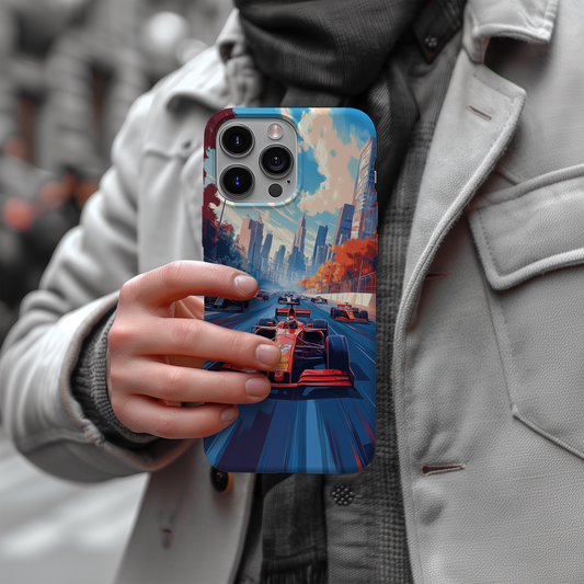 Open Car Racing Phone Case – High-Speed Thrills with Everyday Protection