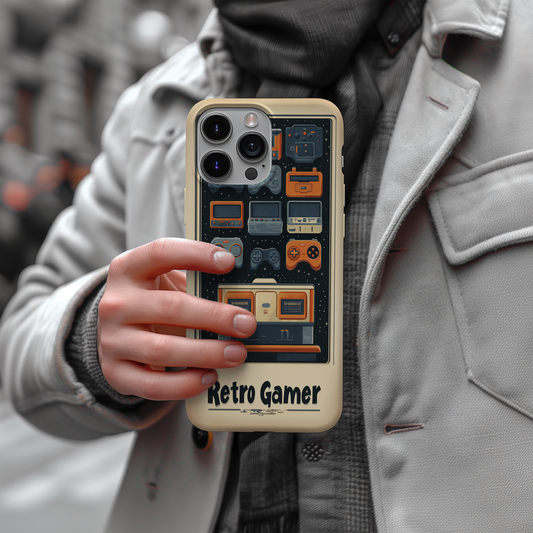 Retro Gamer Phone Case – Classic Gaming Nostalgia with Everyday Protection