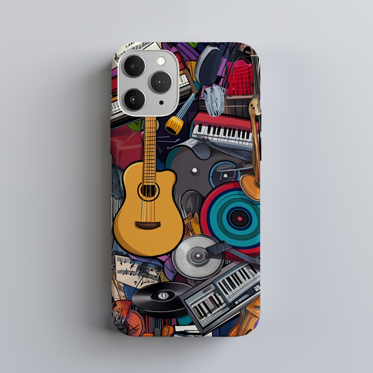 Music Medley Phone Case – A Symphony of Style with Everyday Protection