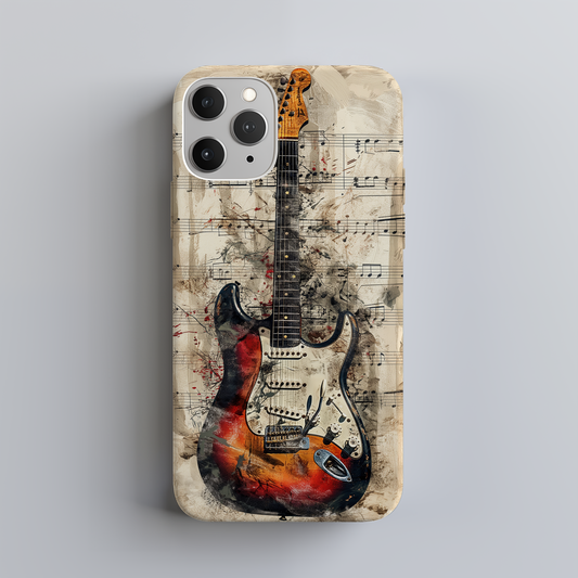 Stratocaster Guitar Phone Case – Iconic Design with Everyday Protection