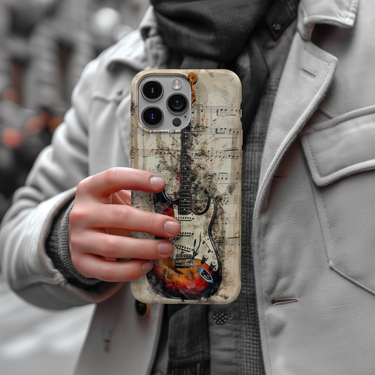 Stratocaster Guitar Phone Case – Iconic Design with Everyday Protection