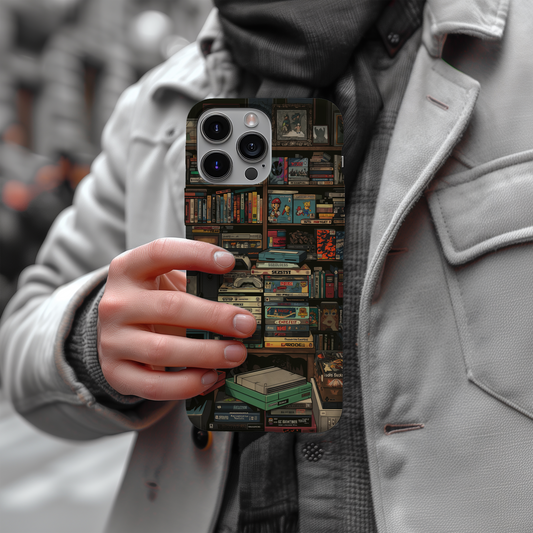 Retro Game Systems Phone Case – Nostalgic Gaming Fun with Everyday Protection