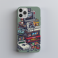 Retro Game Systems Phone Case – Nostalgic Gaming Fun with Everyday Protection