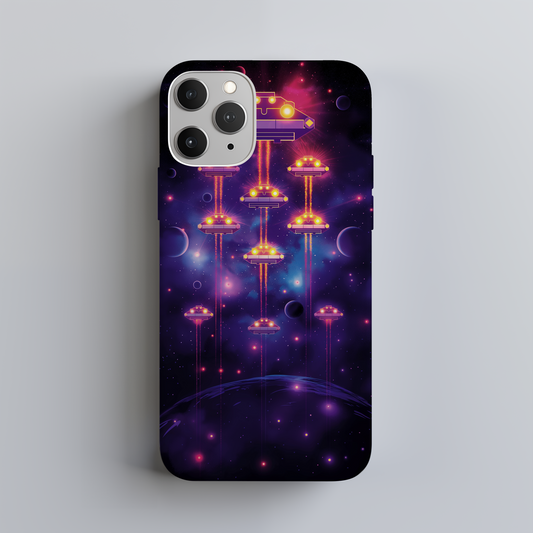 Retro Space Fighters Phone Case – Arcade Action with Everyday Protection
