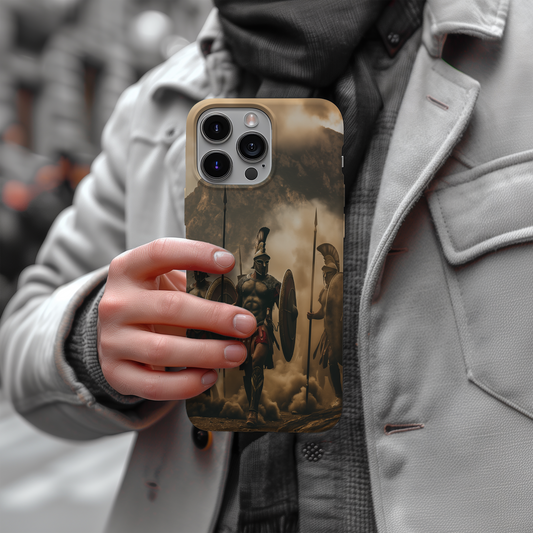 Spartan Warriors Phone Case – Timeless Valor with Everyday Protection