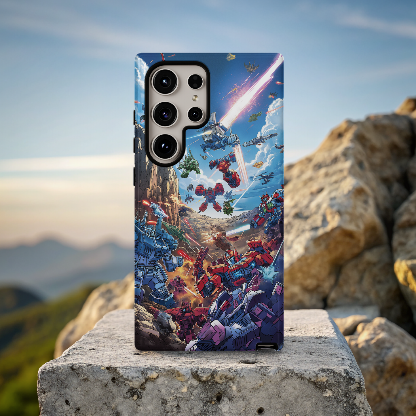 Retro Space Robots Phone Case – Futuristic Nostalgia with Everyday Protection