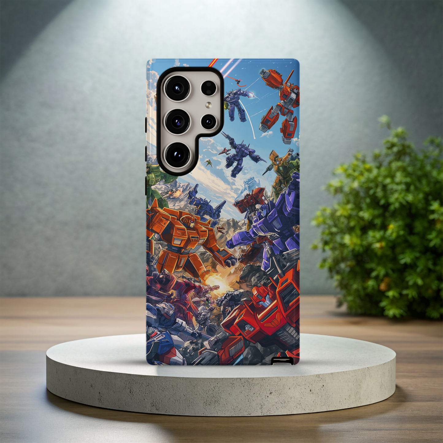 Retro Space Robots Phone Case – Futuristic Nostalgia with Everyday Protection