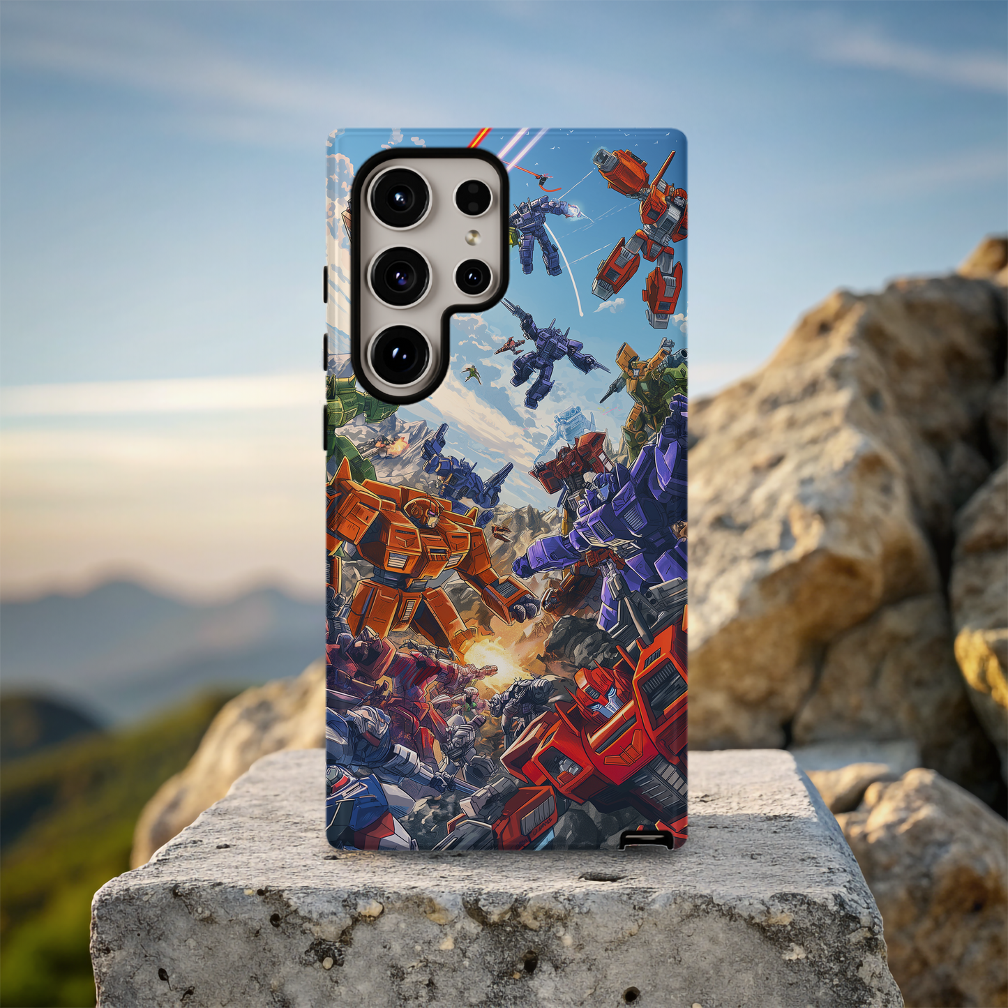 Retro Space Robots Phone Case – Futuristic Nostalgia with Everyday Protection