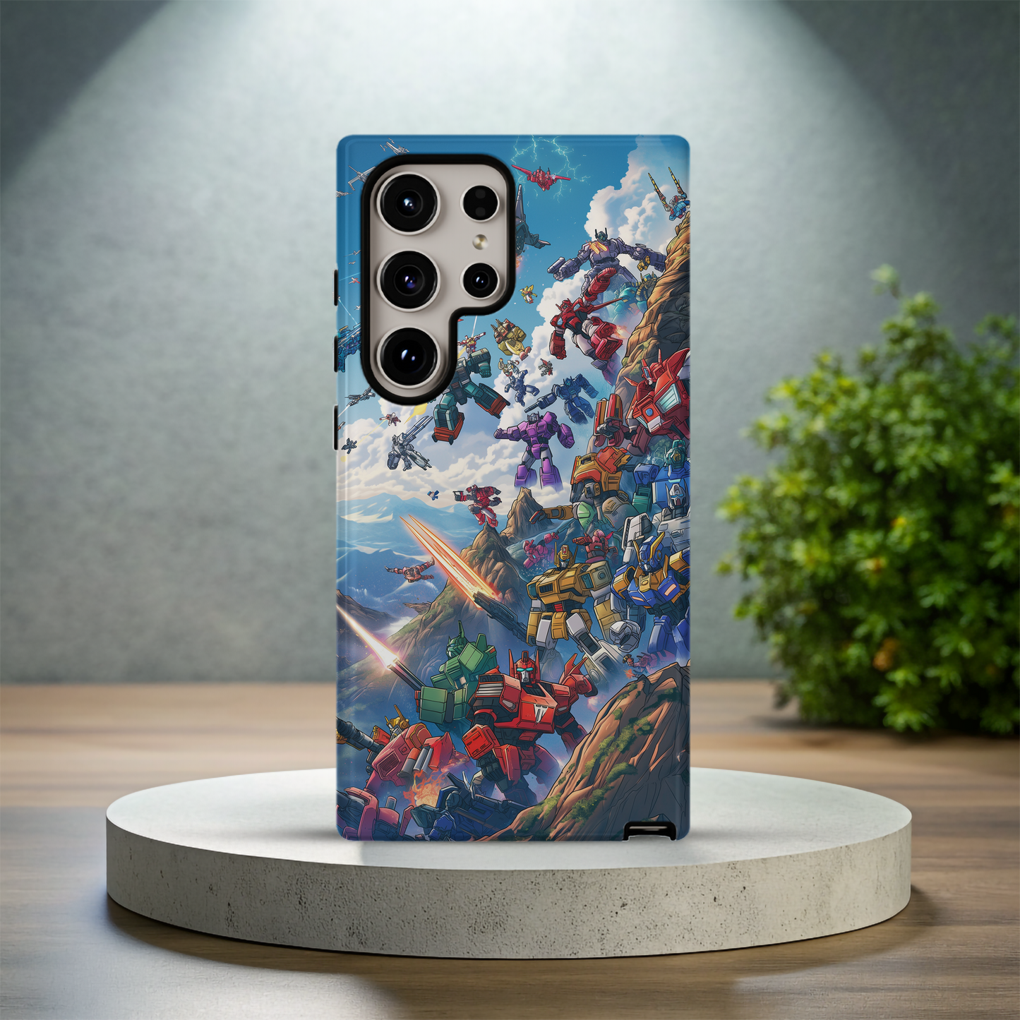 Retro Space Robots Phone Case – Futuristic Nostalgia with Everyday Protection