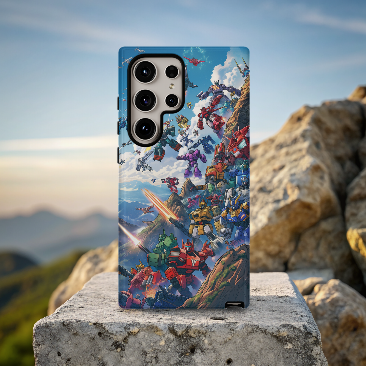 Retro Space Robots Phone Case – Futuristic Nostalgia with Everyday Protection