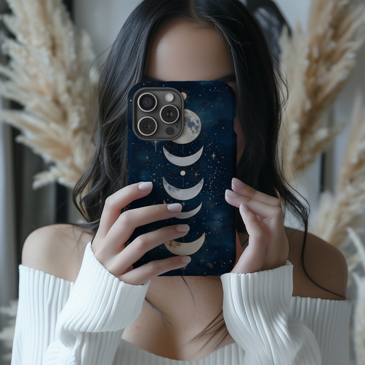 Moon Phases Phone Case – Lunar Beauty with Everyday Protection