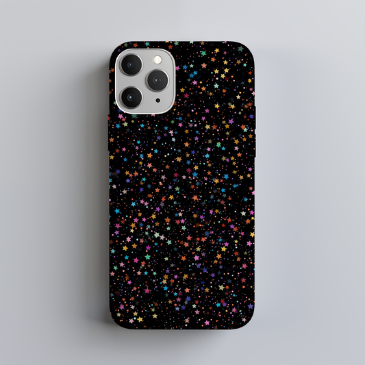 Holographic Stars Phone Case – Cosmic Shine with Everyday Protection