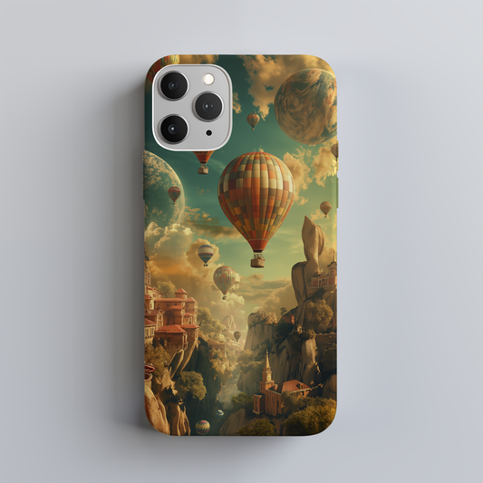 Whimsical Hot Air Balloons Phone Case – Soaring Dreams with Everyday Protection