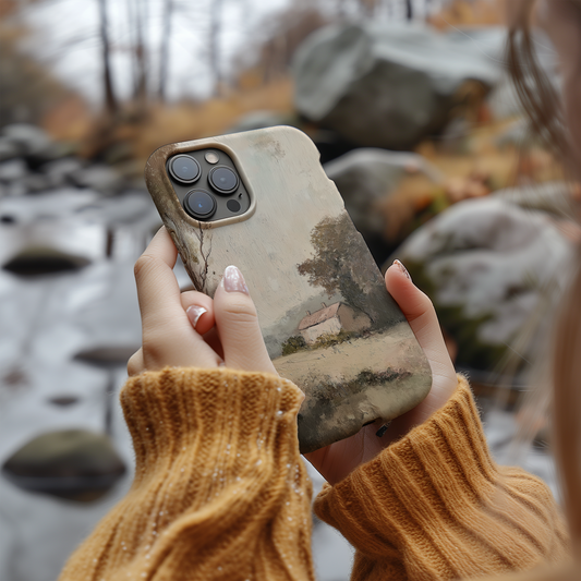 Vintage Farmhouse Phone Case – Rustic Charm with Everyday Protection