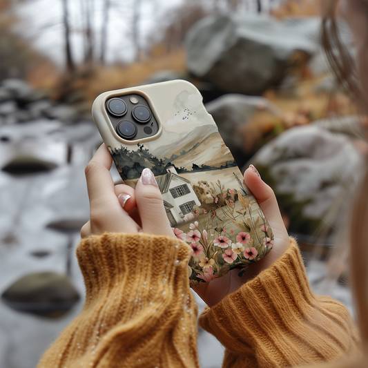Vintage Cottage Phone Case – Cozy Charm with Everyday Protection