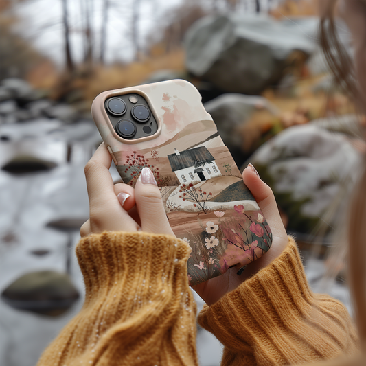 Vintage Cottage Phone Case – Cozy Charm with Everyday Protection