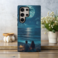Couple Under the Moonlight Phone Case – Romantic Serenity with Everyday Protection