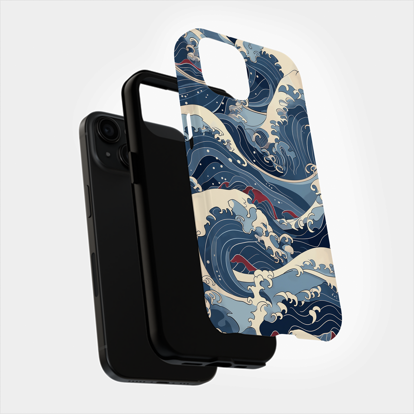Japanese Waves Phone Case – Timeless Elegance with Everyday Protection