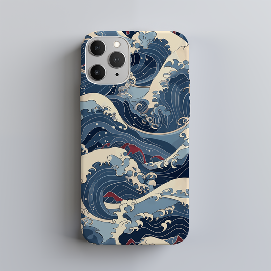 Japanese Waves Phone Case – Timeless Elegance with Everyday Protection