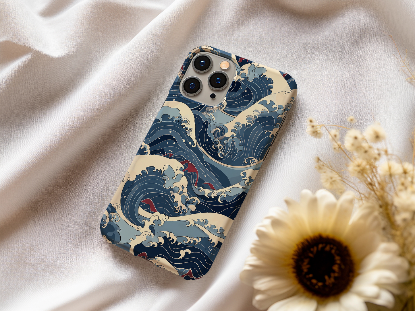 Japanese Waves Phone Case – Timeless Elegance with Everyday Protection