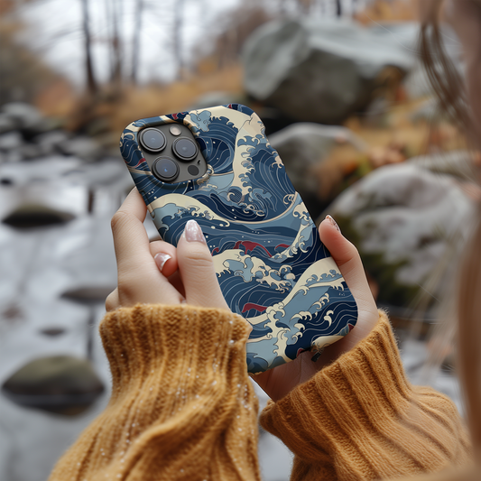 Japanese Waves Phone Case – Timeless Elegance with Everyday Protection