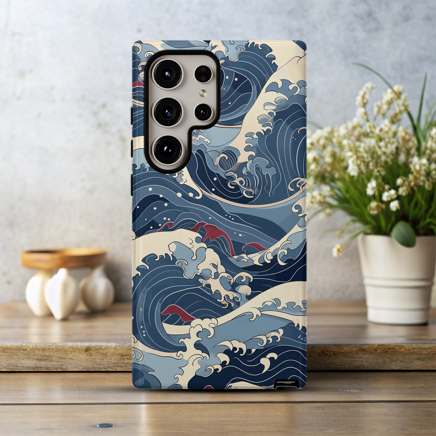 Japanese Waves Phone Case – Timeless Elegance with Everyday Protection