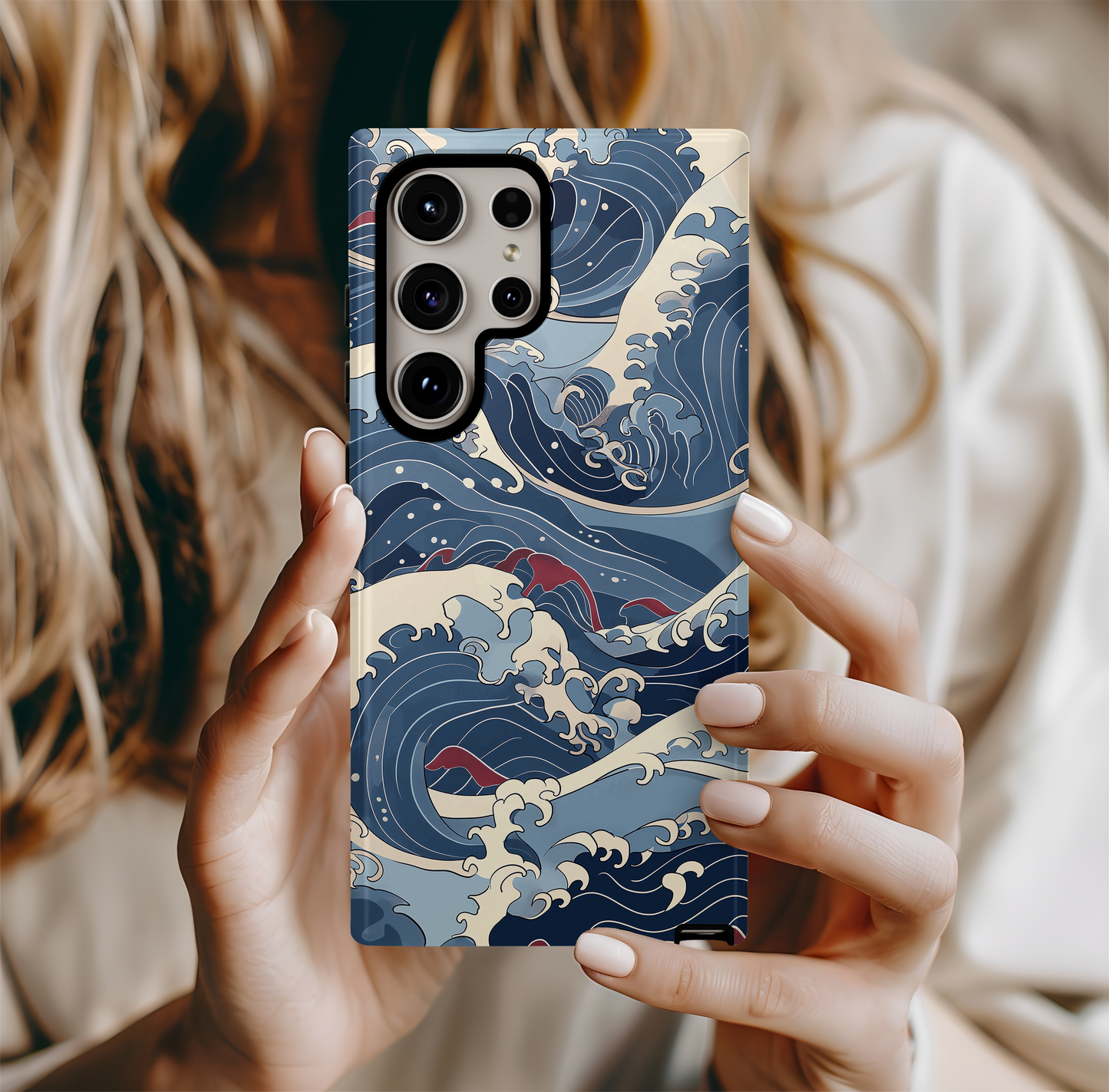 Japanese Waves Phone Case – Timeless Elegance with Everyday Protection