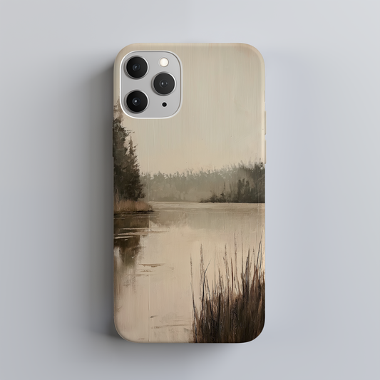 Vintage Lakeside Phone Case – Tranquil Beauty with Everyday Protection