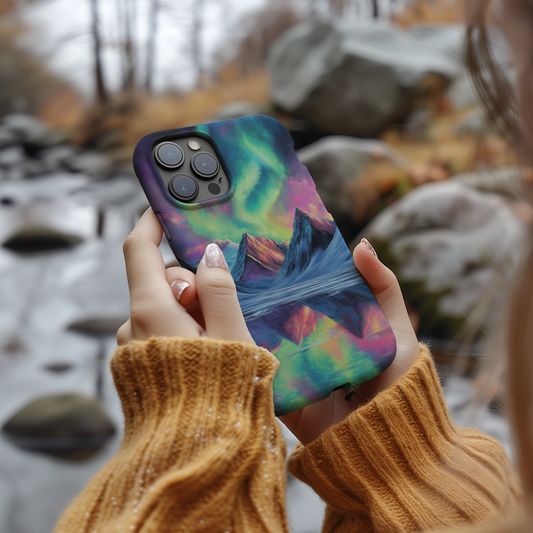 Northern Lights Aurora Phone Case – Celestial Wonder with Everyday Protection