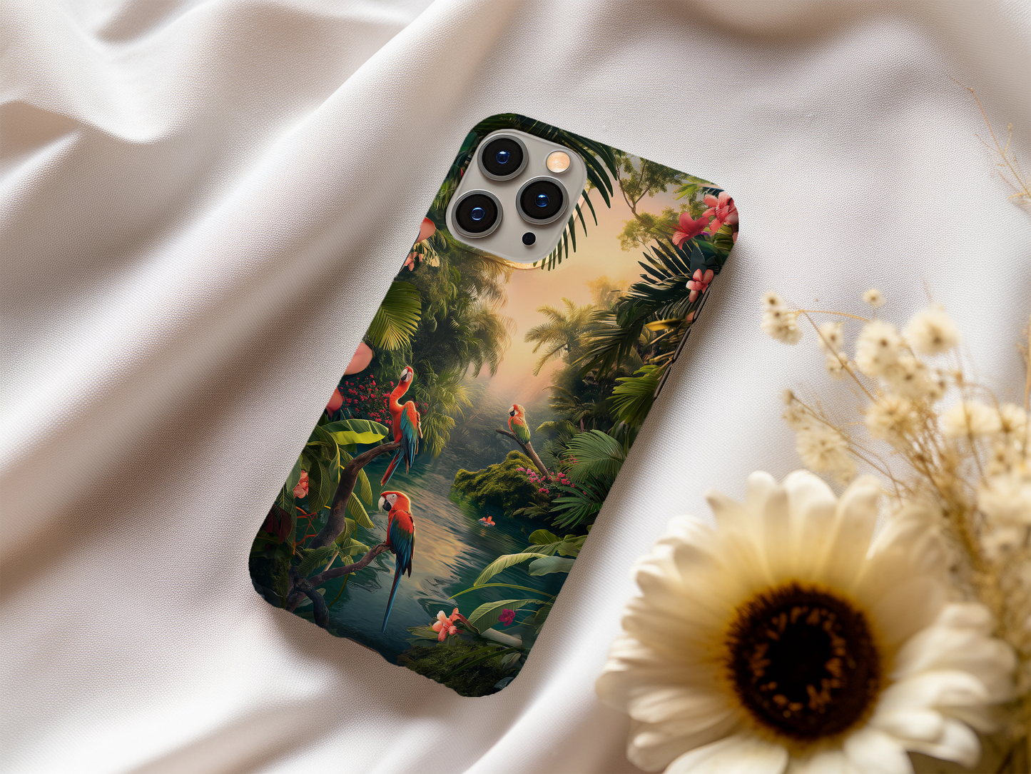 Tropical Paradise Phone Case – Escape to Island Bliss with Everyday Protection