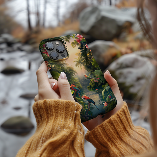 Tropical Paradise Phone Case – Escape to Island Bliss with Everyday Protection