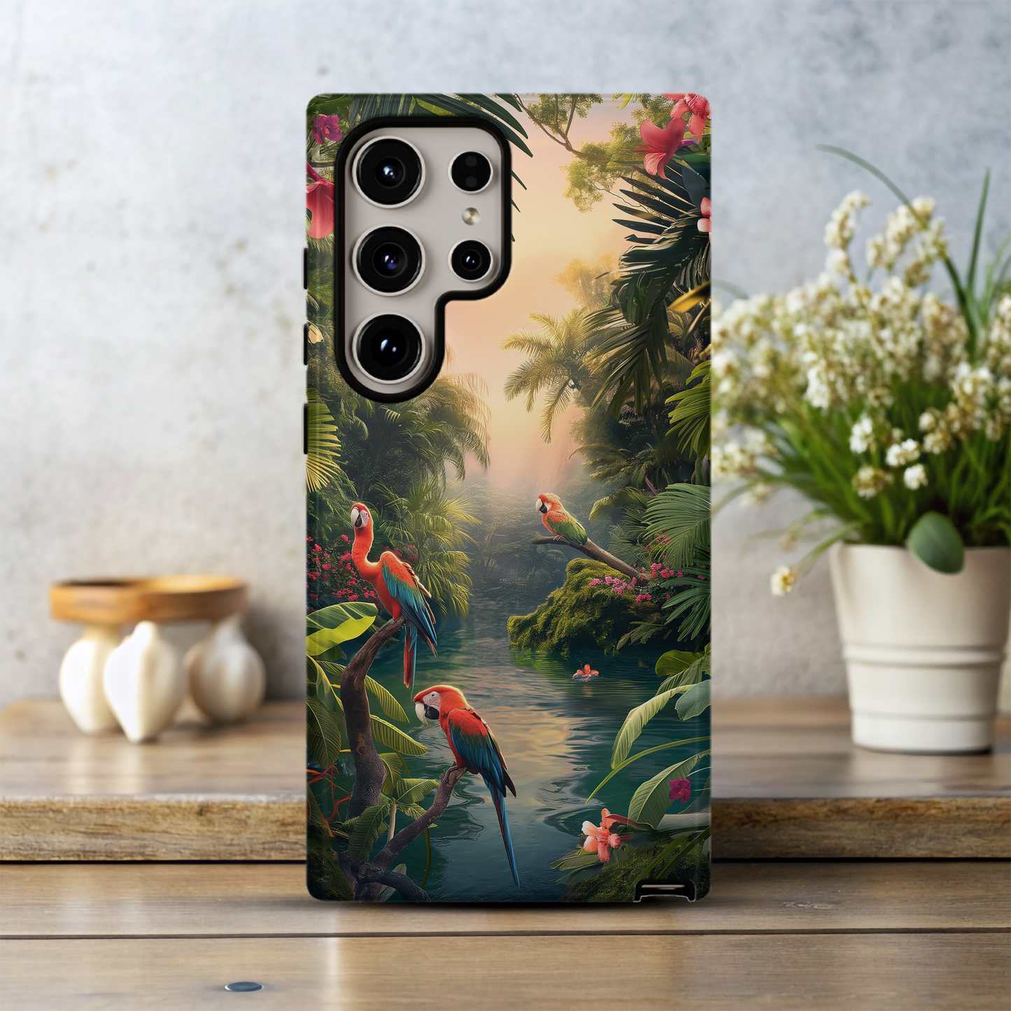 Tropical Paradise Phone Case – Escape to Island Bliss with Everyday Protection