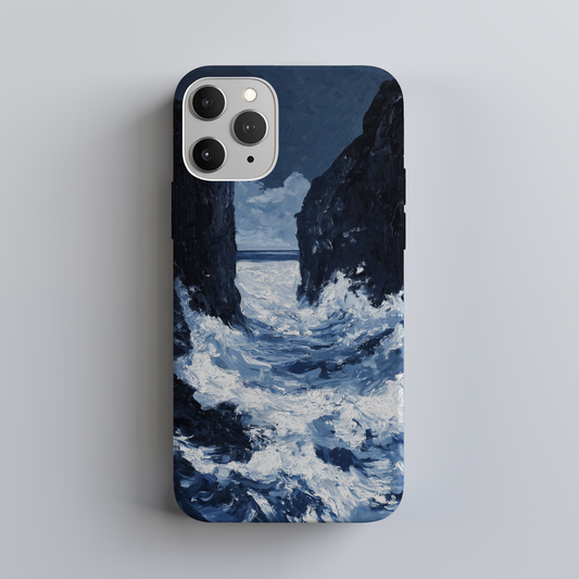 Vintage Towering Cliffs Phone Case – Majestic Landscapes with Everyday Protection