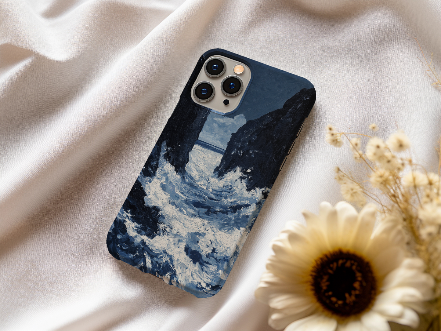 Vintage Towering Cliffs Phone Case – Majestic Landscapes with Everyday Protection