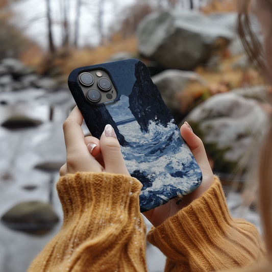 Vintage Towering Cliffs Phone Case – Majestic Landscapes with Everyday Protection