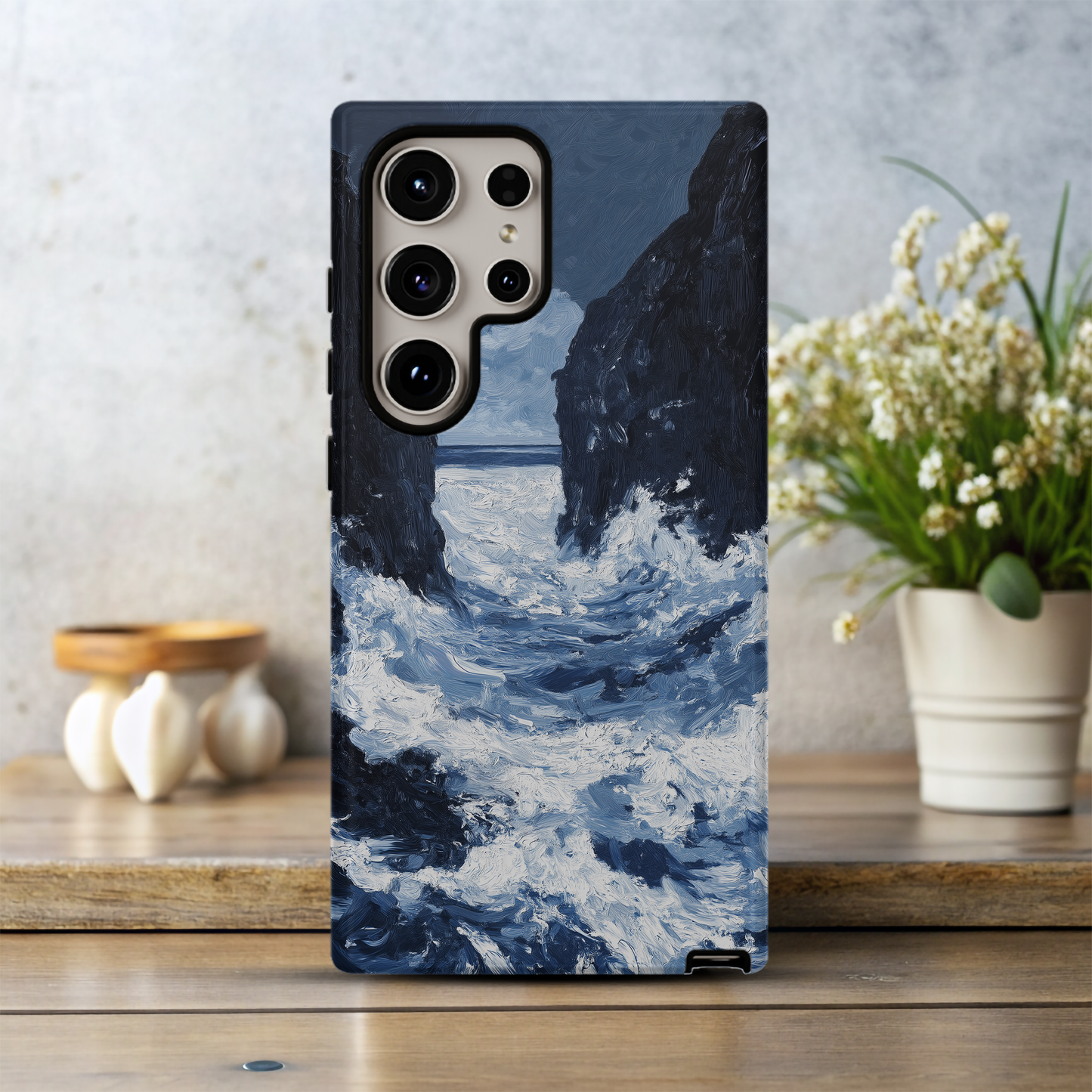 Vintage Towering Cliffs Phone Case – Majestic Landscapes with Everyday Protection