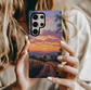 Sunset Over Country Phone Case – Golden Hour Serenity with Everyday Protection