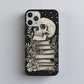 Skulls & Books Phone Case – Dark Academia Meets Timeless Knowledge