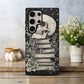 Skulls & Books Phone Case – Dark Academia Meets Timeless Knowledge