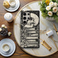 Skulls & Books Phone Case – Dark Academia Meets Timeless Knowledge