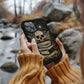 Skulls & Books Phone Case – Dark Academia Meets Timeless Knowledge