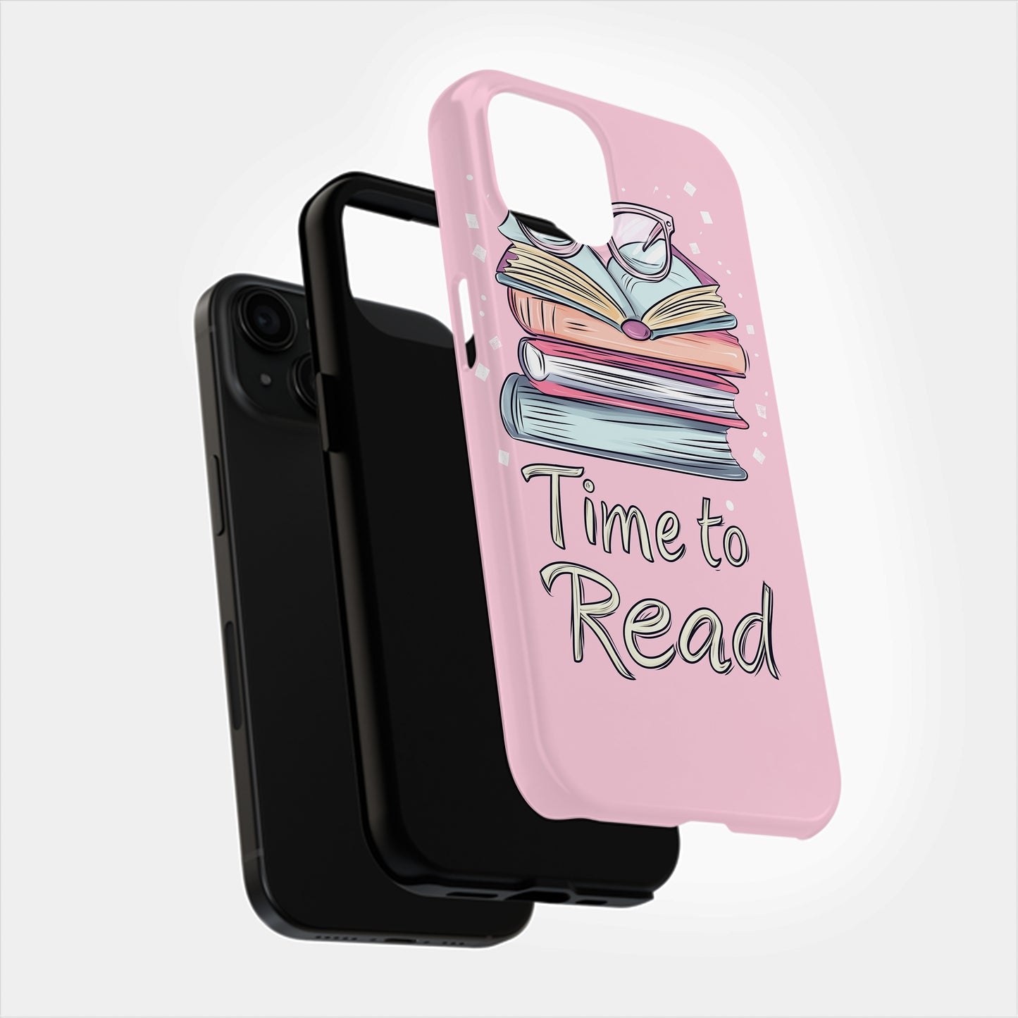 Time to Read Phone Case – A Book Lover’s Escape with Everyday Protection