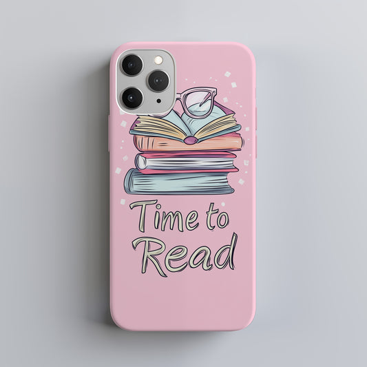 Time to Read Phone Case – A Book Lover’s Escape with Everyday Protection