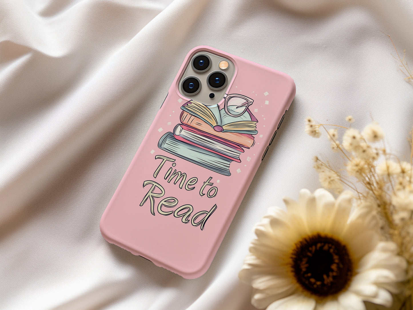 Time to Read Phone Case – A Book Lover’s Escape with Everyday Protection